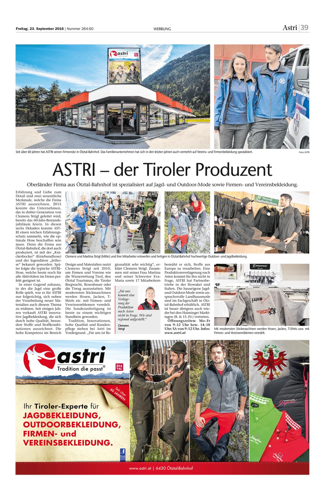 Astir - Artikel Tiroler Tageszeitung