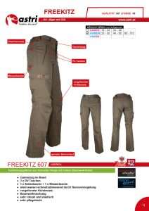 Astri - Produkte Jagd - Freekitz 607