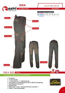 Astri - Produkte Jagd - Sika 888