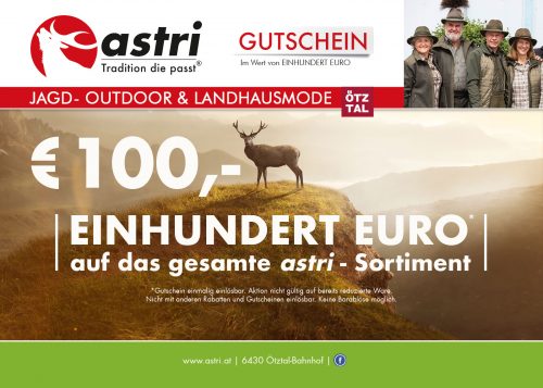 Astri Gutschein EURO 100
